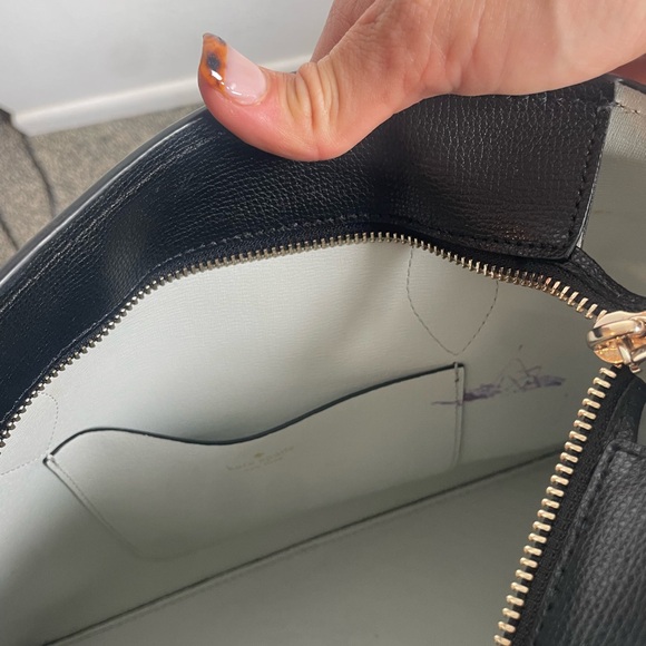 Kate Spade Darcy Small Satchel Grain Leather Black - Picture 8 of 9